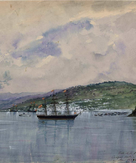 Vista de la ria de Marín