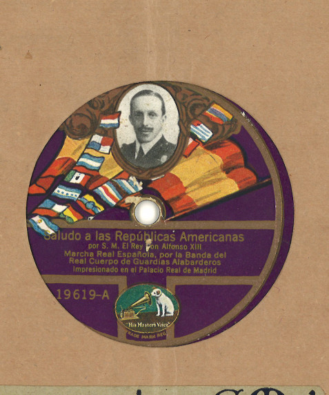 Saludo a las repúblicas americanas, Alfonso XIII