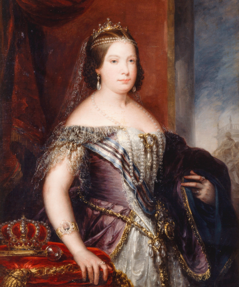 Retrato de Isabel II y Francisco de Asís