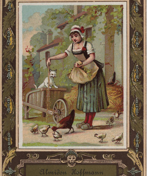 Calendarios de bolsillo. Figuras y retratos de mujeres