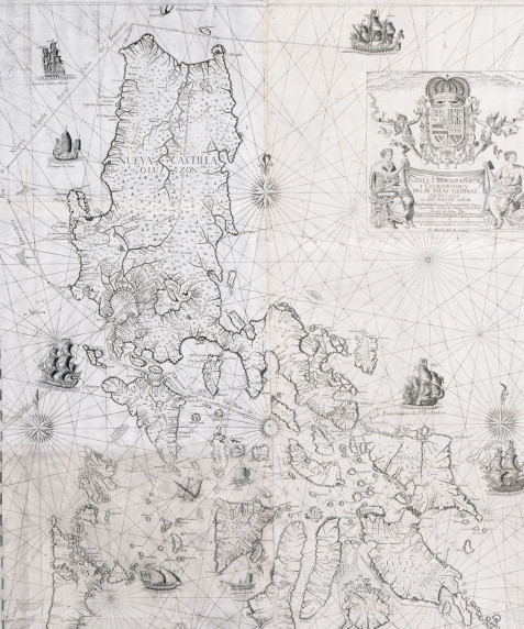 Carta Hydrographica y Chorographica de las Yslas Filipinas Dedicada al Rey Nuestro Señor por el Mariscal d. Campo D. Fernando Valdes Tamon Cavallº del Orden de Santiago de Govor. Y Capn.