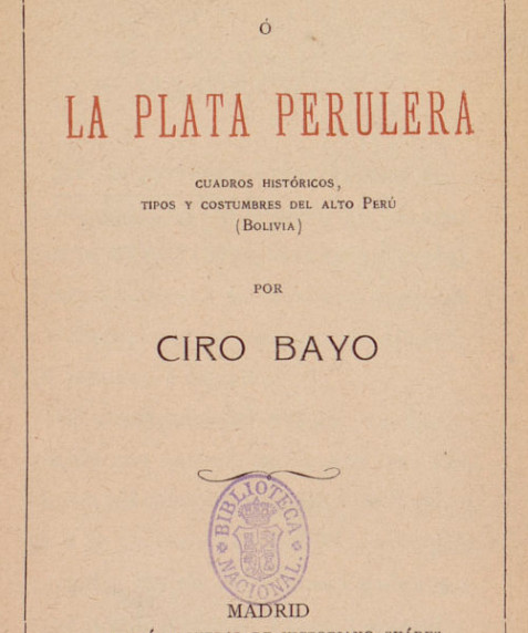 Chuquisaca ó La Plata perulera
