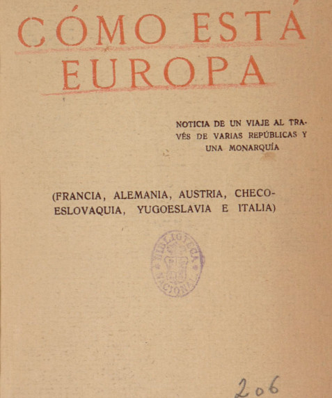 Como está Europa