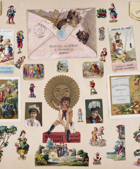 [Album de cromos de Enriqueta Sanfíz, 1885]