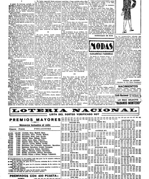 Cuatro hombres encarcelados (12 de diciembre de 1927). En Heraldo de Madrid, p. 10.
