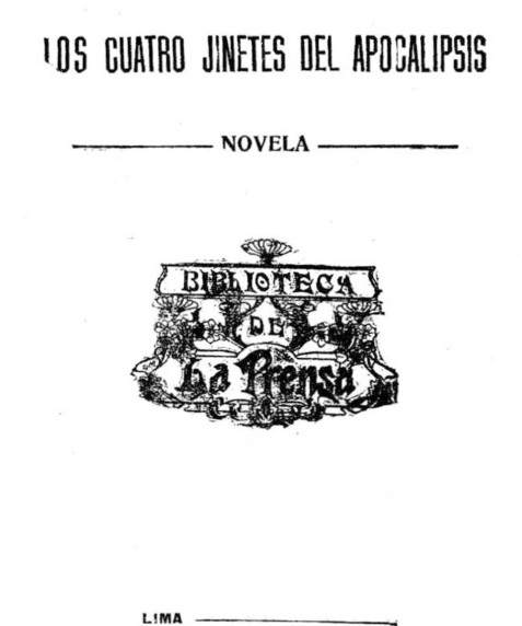 Portada de Los cuatro jinetes del apocalipsis