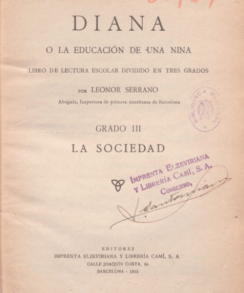 Diana o la educación de una ninña