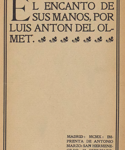 El encanto de sus manos