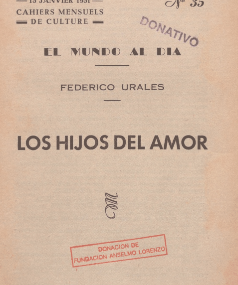 Cubierta Los hijos del amor
