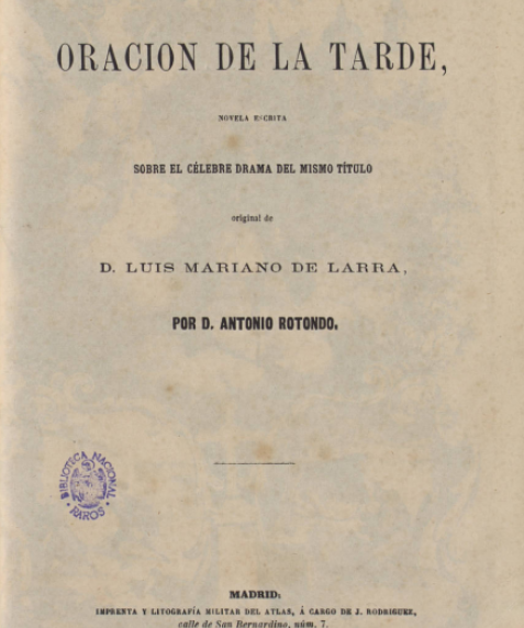 La oración de la tarde