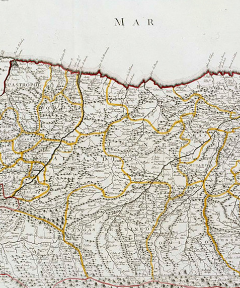 Mapa del Principado de Asturias