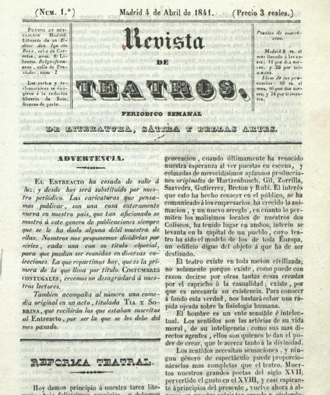 Revista de Teatros
