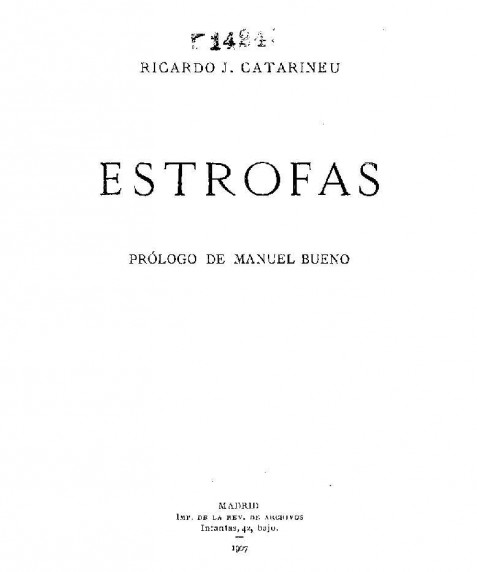 Catarineu, Ricardo J. Estrofas