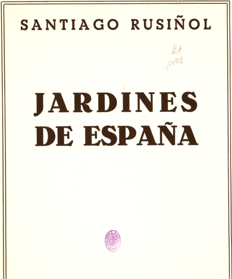 Portada del libro Jardines de España