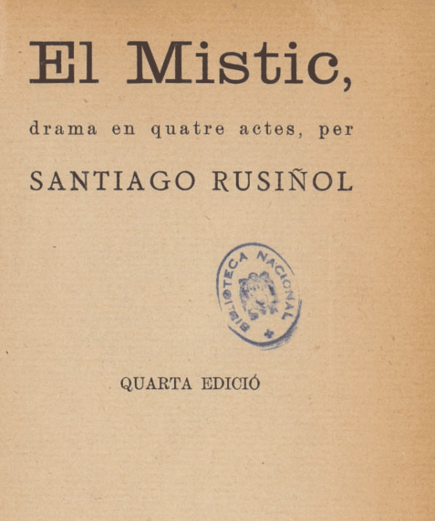 El Mistic. Santiago Rusiñol