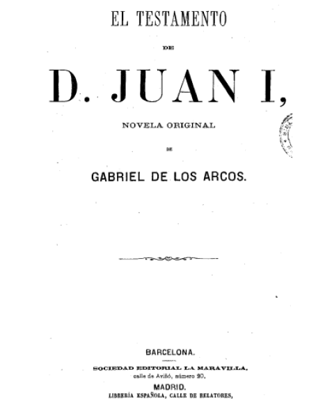 El testamento de D. Juan I