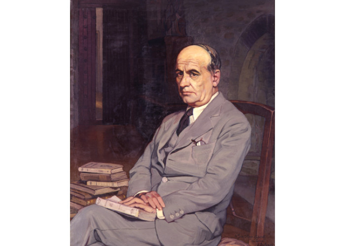Ignacio Zuloaga, José Ortega y Gasset, 110 x 93 cm. @ Universidad Complutense de Madrid