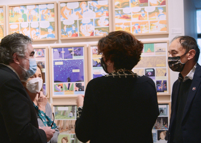 Inauguración de la exposición Carteles para un Camino Inauguración de la exposición Carteles para un Camino