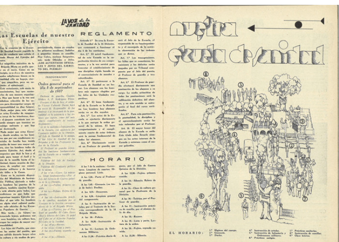 Ilustración de Buero Vallejo en La voz de la sanidad (1937-1938)