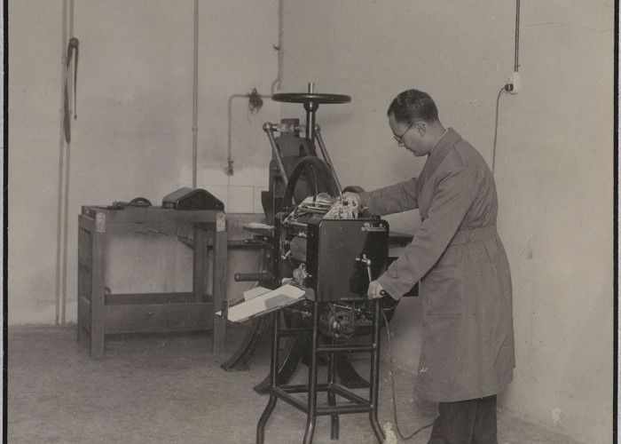 Fotografías antiguas de la BNE.