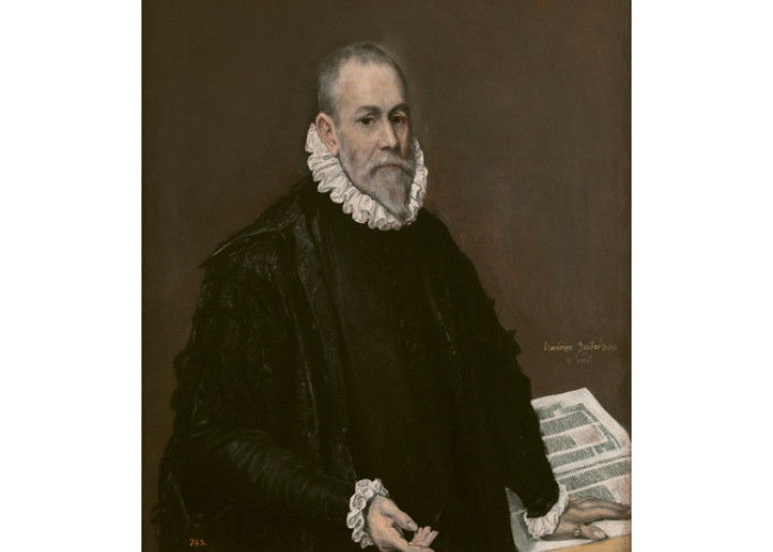 El Greco: Rodrigo de la Fuente. Óleo sobre lienzo, 96 x 82,3 cm. Madrid, Museo Nacional del Prado