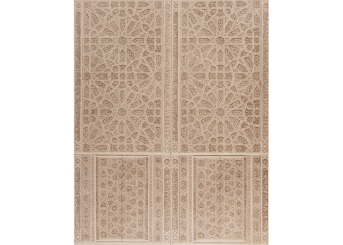 Contreras, Francisco fl. 1874. Puerta ensamblada del salón de embajadores [Material gráfico] : en el Alcazar de Sevilla. BNE, BA/95 (432)