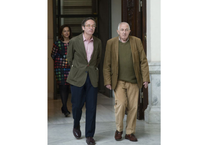 Juan Goytisolo, Premio Cervantes 2014, en la Biblioteca Nacional de España Juan Goytisolo, Premio Cervantes 2014, en la Biblioteca Nacional de España