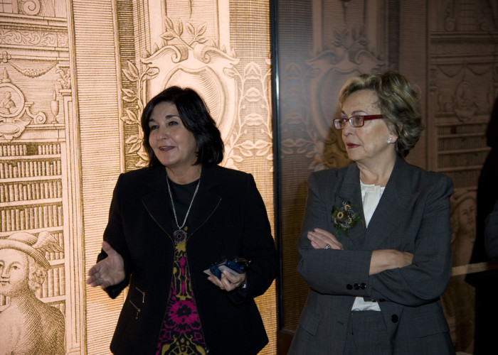 Glòria Pérez Salmerón, Directora General de la BNE y Charo Otegui, Presidenta de Acción Cultural Española (AC/E) Glòria Pérez Salmerón, Directora General de la BNE y Charo Otegui, Presidenta de Acción Cultural Española (AC/E)