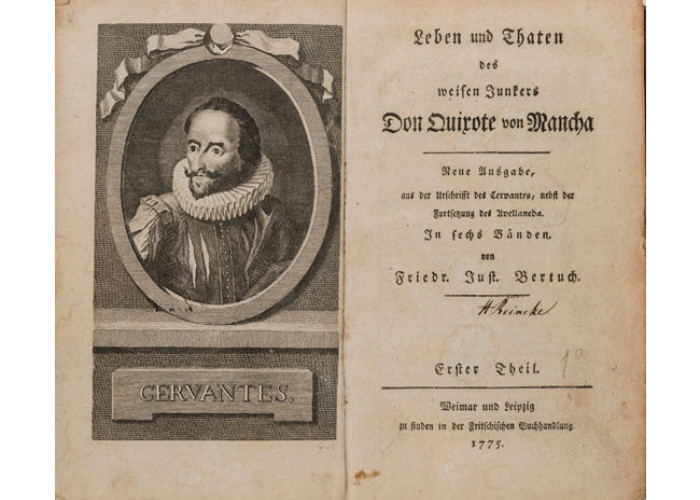 Segundo tomo del ingenioso hidalgo don Quijote de la Mancha. Alemán, Alonso Fernández de Avellaneda (1775-1777). BNE, CERV/2739 Segundo tomo del ingenioso hidalgo don Quijote de la Mancha. Alemán, Alonso Fernández de Avellaneda (1775-1777). BNE, CERV/2739
