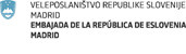 En la imagen logotipo de la Embajada de la República de Eslovenia 