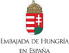 En la imagen logotipo de la Embajada Hungria en España