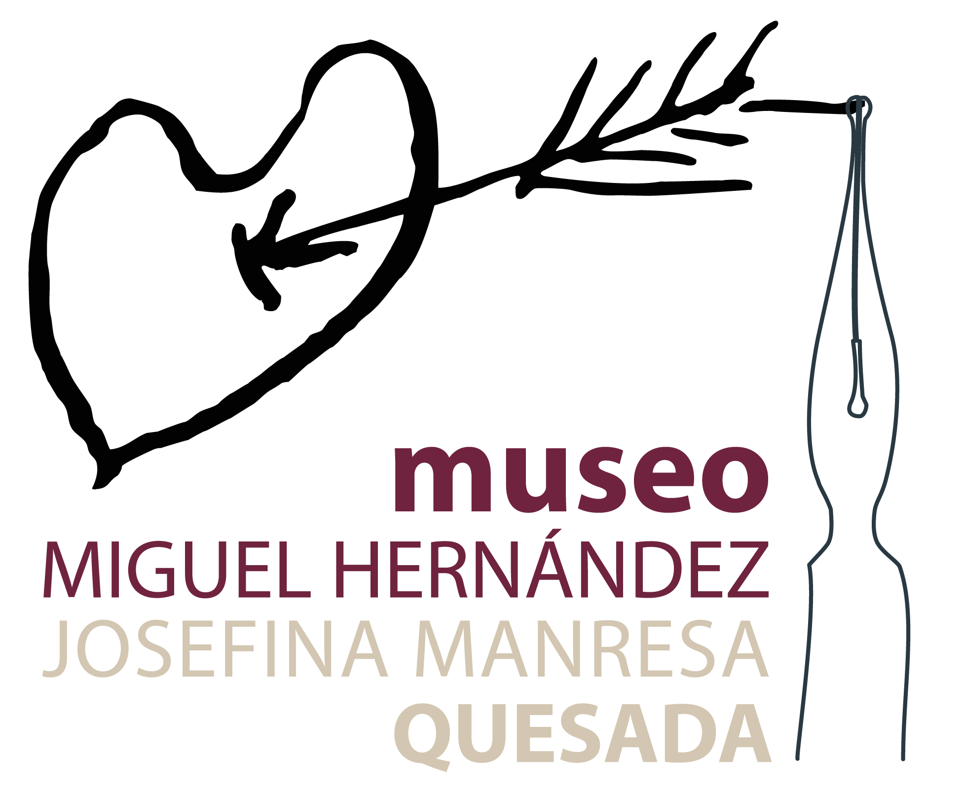 Logo del Museo Miguel Hernández- Josefina Manresa, de Quesada (Jaén)