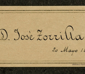 D. José Zorrilla D. José Zorrilla