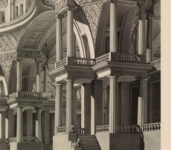 Dibujos de arquitectura y ornamentación