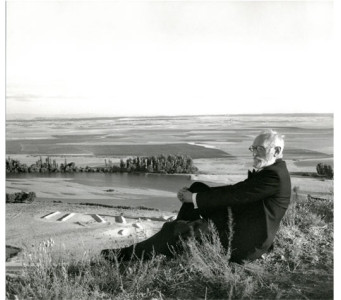 Miguel de Unamuno La Flecha Julio de 1934, Fotografía del Archivo José Suárez. CMU,109,1064,001