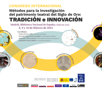 Congreso Internacional Métodos para la investigación del patrimonio teatral del Siglo de Oro: