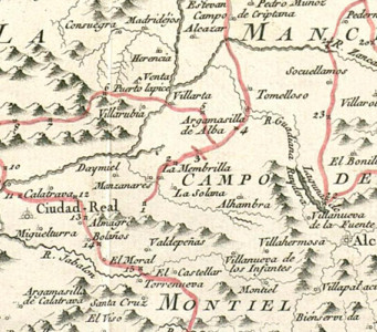 Imagen destacada de los mapas del Quijote Imagen destacada de los mapas del Quijote