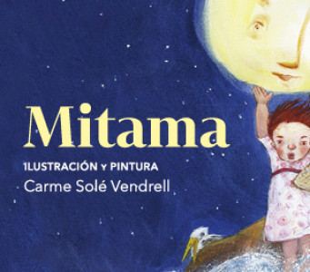 Gráfica de la exposición 'Mitama: ilustración y pintura: Carme Solé Vendrell'