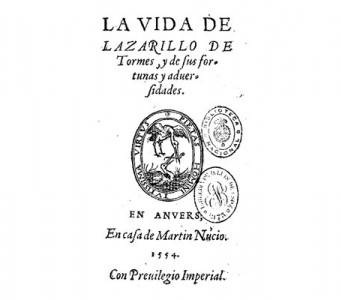 Portada del Lazarillo de Tormes Portada del Lazarillo de Tormes