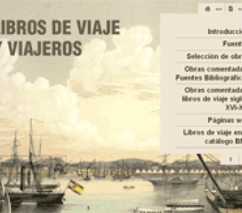 Portada de la guía de libros de viajes y de viajeros
