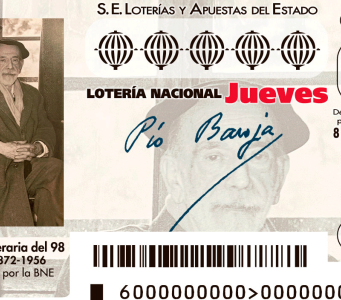 Lotería Generación del 98 - Pío Baroja