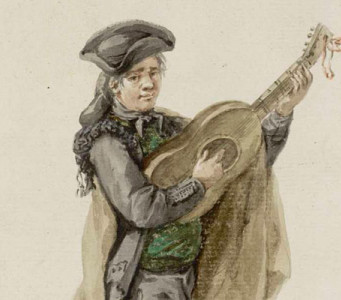 Un barbero dando música a su maja M.l d. l. Cruz f Un barbero dando música a su maja M.l d. l. Cruz f