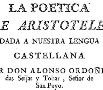 Poética de Aristóteles Poética de Aristóteles
