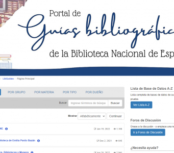 Portal de guías bibliográficas de la BNE