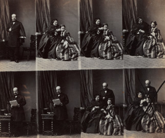 Fotografía La reine Marie Christine, le duc de Riansares et leur fille Marie Christine