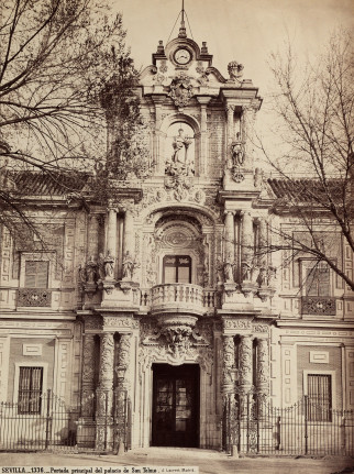 Fotografía Sevilla, portada principal del palacio de San Telmo