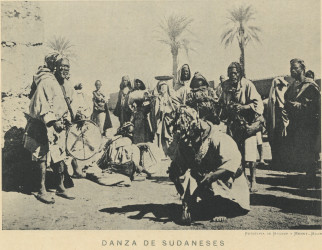 Recuerdo del viaje de la embajada española a Marruecos en 1894