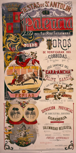 Cartel de las Fiestas de S. Antolín en Palencia