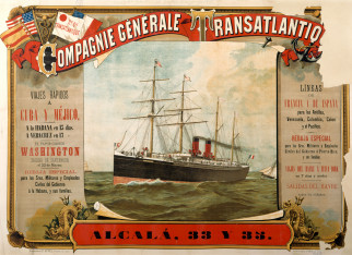 Cartel de la Compagnie Générale Transatlantique