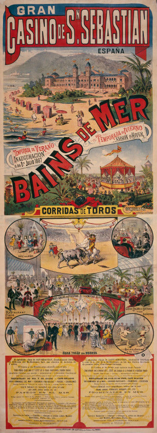Cartel del Gran Casino de San Sebastián